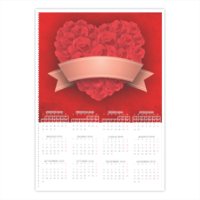 Cuore di fiori - Foto Calendario A4 pagina singola
