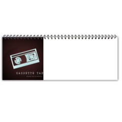 Cassette Tape Foto Calendario Scrivania Panoramico