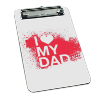 I Love My Dad - Portablocco piccolo in masonite