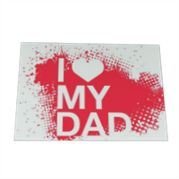 I Love My Dad - Calamita flessibile 15x11 cm
