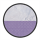 Purple marble_ Tappeto in gomma tondo