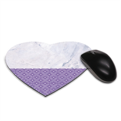Purple marble_ Tappetino Mouse Cuore 